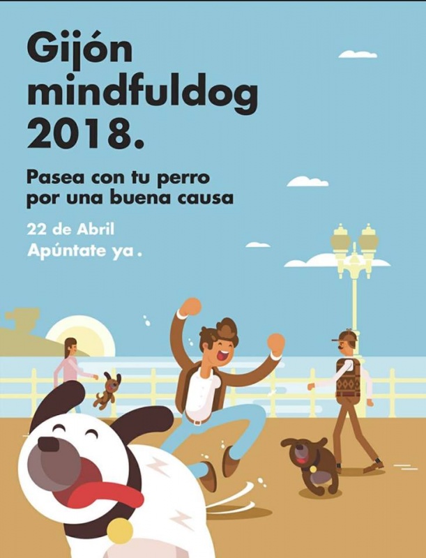 Foto Gijón Mindfuldog 2018-Pasea con tu perro por una buena causa