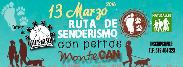 Foto Ruta con perro Solidaria, organizada por MONTECAN a favor de HUELLAS DEL SELLA